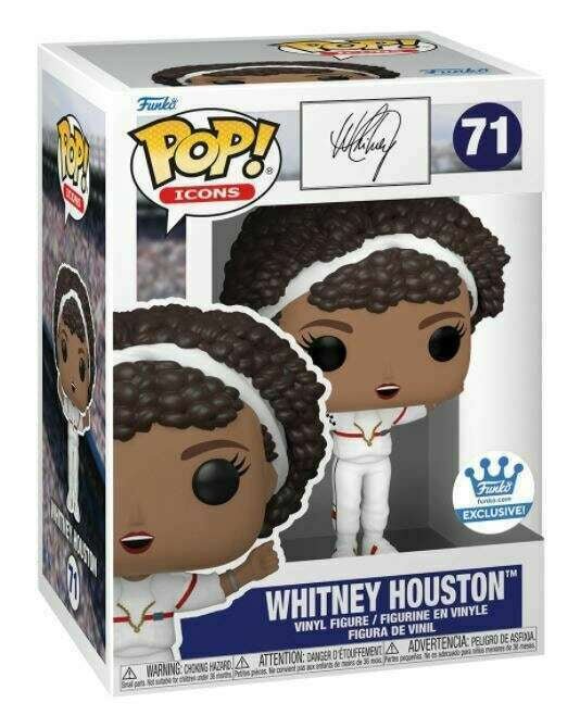 Whitney Houston: Whitney Houston (SuperBowl) (Funko Shop Exclusive) #71 - With Box - Funko Pop