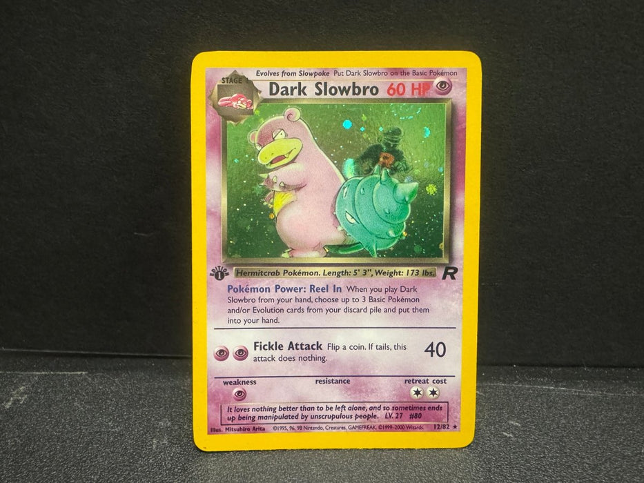 Dark Slowbro 12/82 1ST Edition (Holo) - Team Rocket - Lightly Played