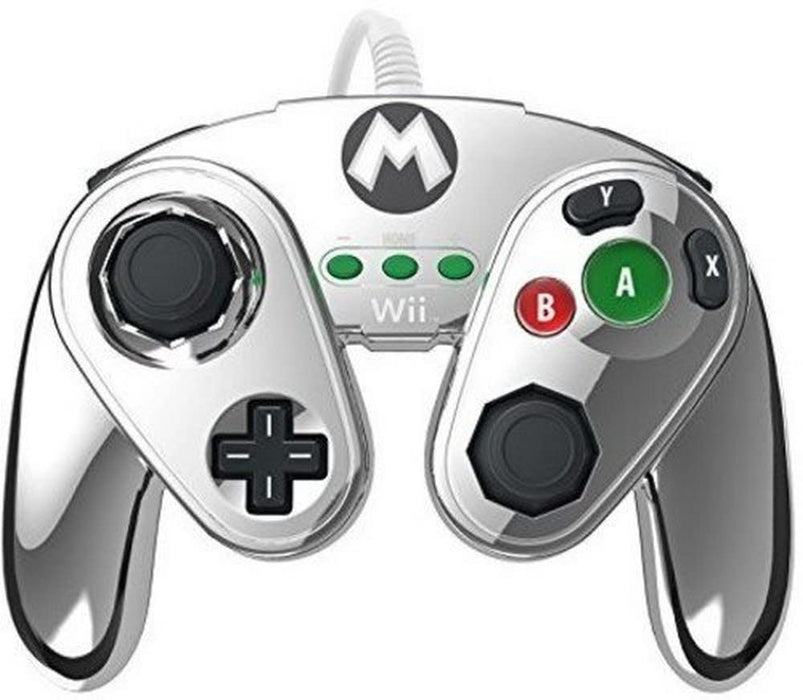 PDP Wired Fight Pad Metal Mario (Pre-Owned) - Nintendo Wii U