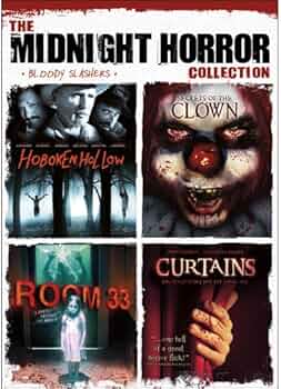 The Midnight Horror Collection: Bloody Slashers (Hoboken Hollow / Secrets of the Clown / Room 33 / Curtains) - DVD