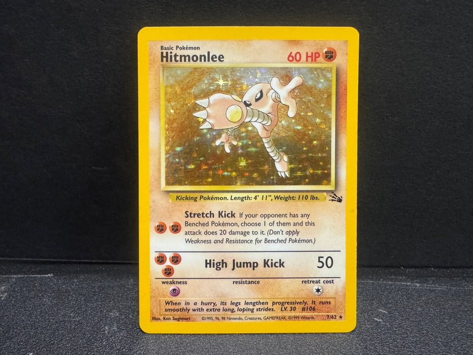 Hitmonlee 7/62 - Fossil - Near Mint