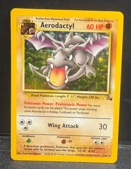 Aerodactyl 1/62 - Fossil - Near Mint