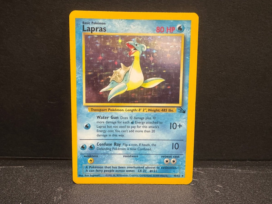 Lapras 10/62 - Fossil - Lightly Played