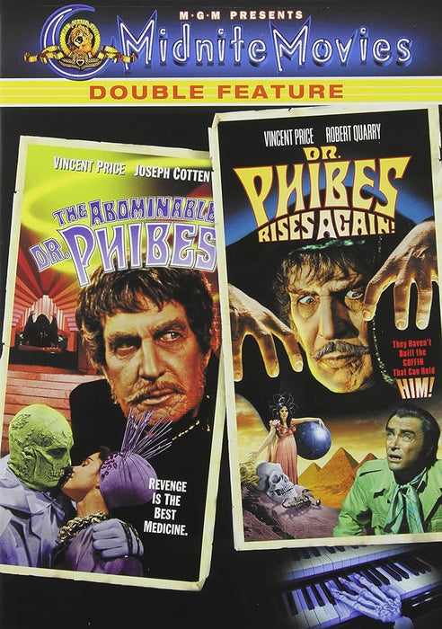 The Abominable Dr. Phibes / Dr. Phibes Rises Again! (Midnite Movies Double Feature) - DVD