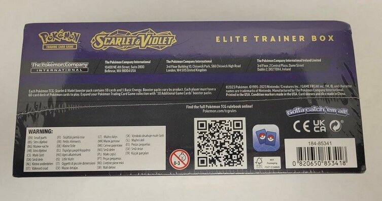 Scarlet & Violet Elite Trainer Box [Miraidon] - SV01: Scarlet & Violet Base Set (SV1) - New