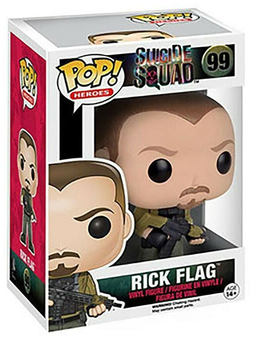 Suicide Squad: Rick Flag #99 - With Box - Funko Pop