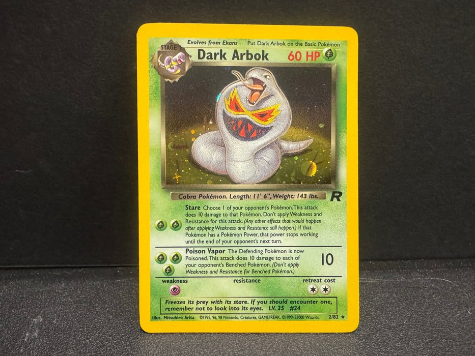 Dark Arbok 2/82 - Team Rocket - Lightly Played