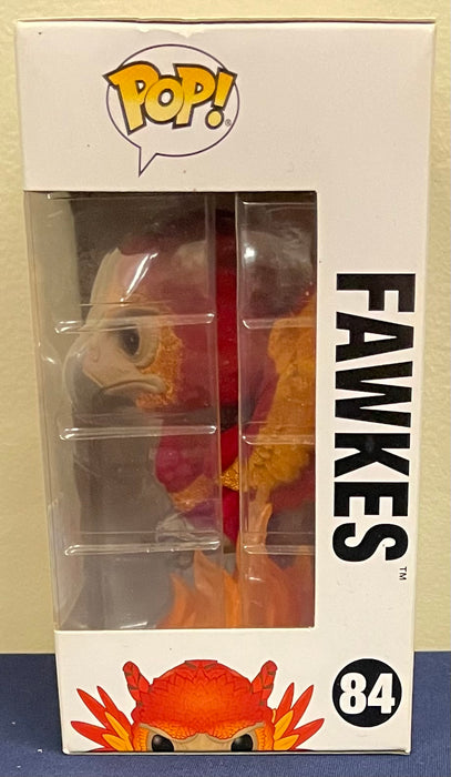 Harry Potter: Fawkes #84 (Flocked) (2019 Summer Convention Exclusive) - With Box - Funko Pop