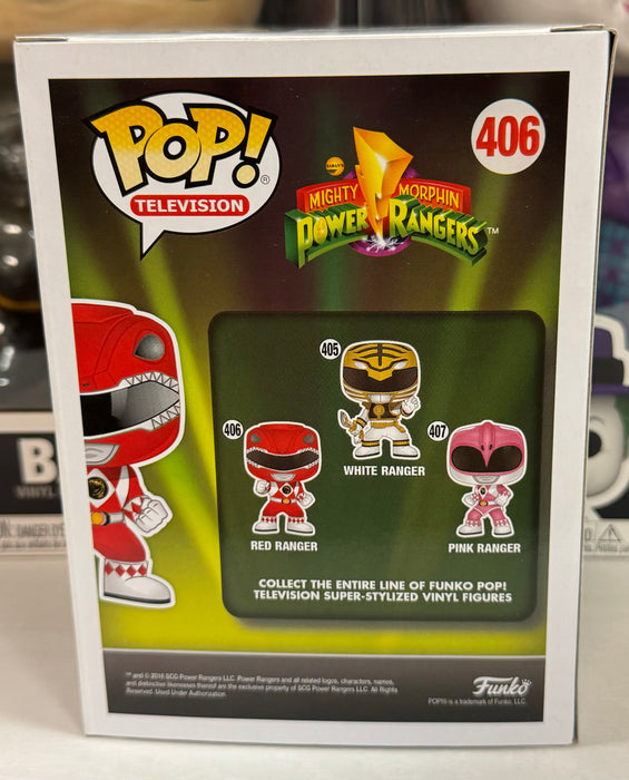 Mighty Morphin Power Rangers: Red Ranger #406 - With Box - Funko Pop