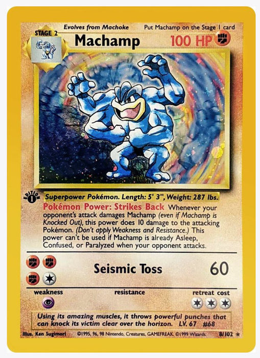 Machamp (1ST Edition) 8/102 - Deck Exclusives (PR)