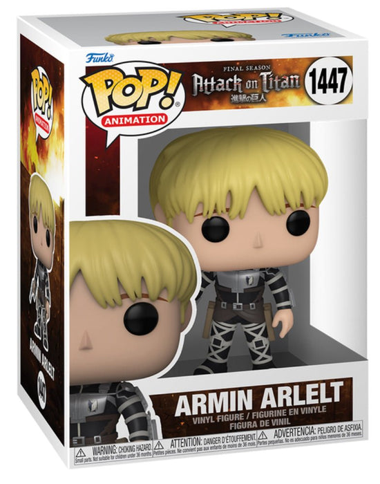 Attack On Titan: Armin Arlelt #1447 - With Box - Funko Pop