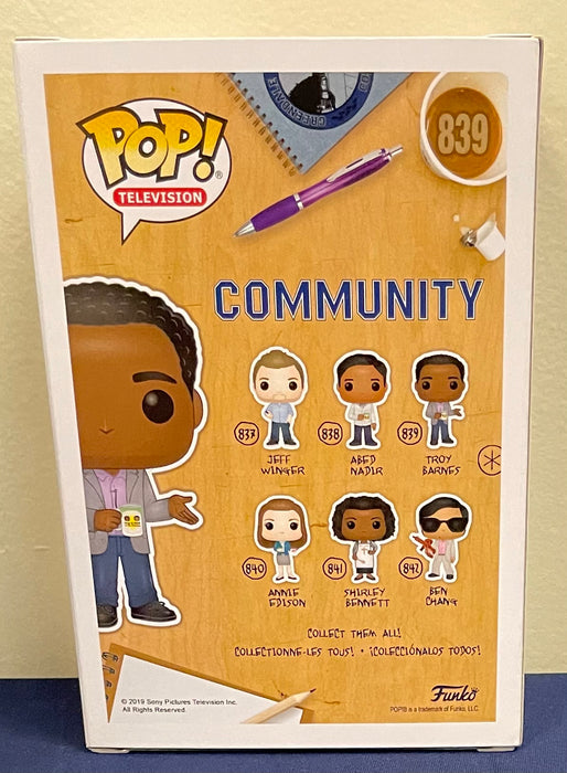 Community: Troy Barnes #839 - With Box - Funko Pop