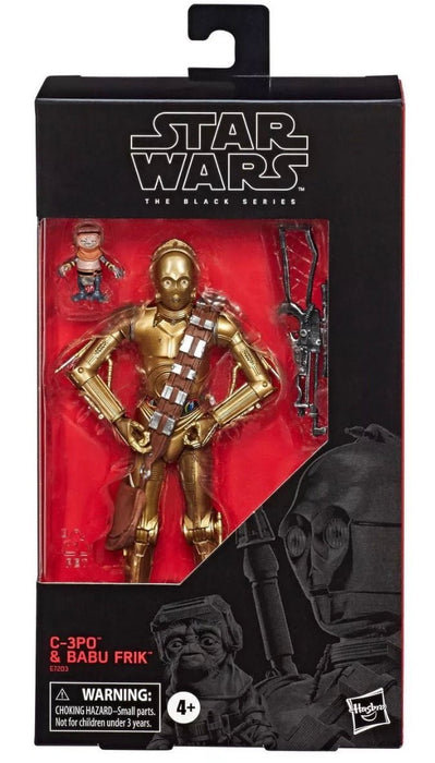 Star Wars The Black Series: C-3PO & Babu Frik 6-inch - Toys And Collectibles