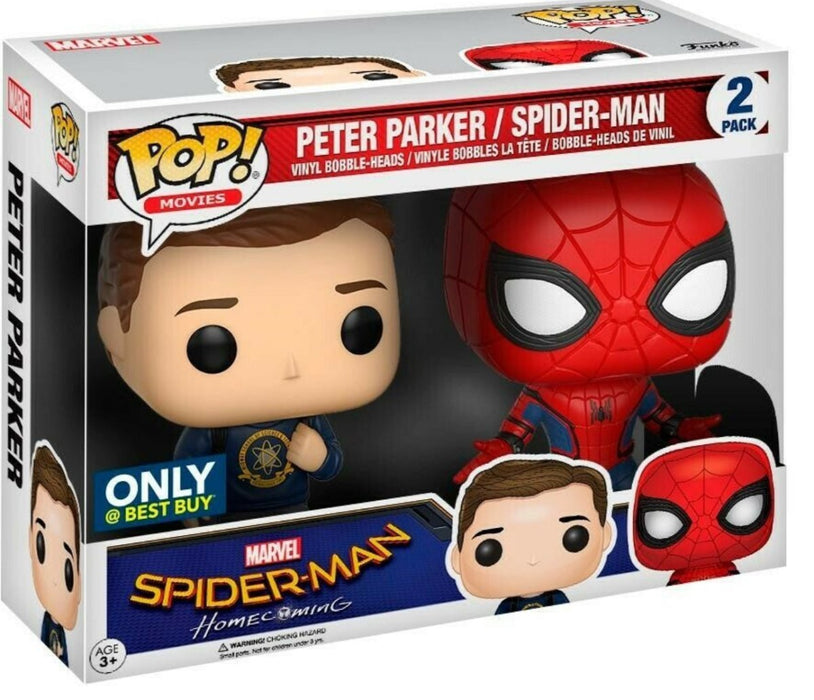 Spiderman: Peter Parker / Spiderman (Best Buy Exclusive) - With Box - Funko Pop