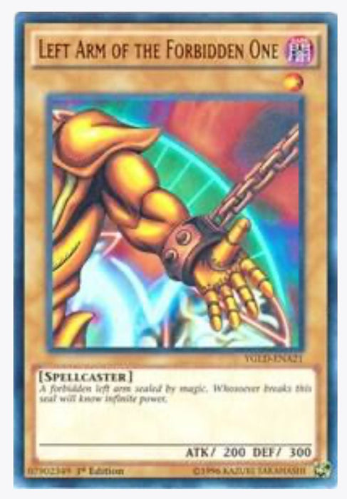 Left Arm of the Forbidden One - King of Games: Yugi's Legendary Decks (YGLD)