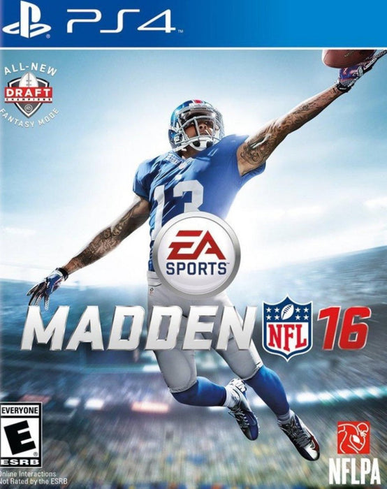 Madden NFL 16                   PlayStation 4