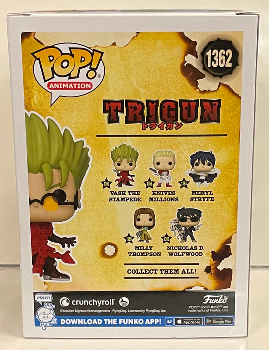 Trigun: Vash The Stampede #1362 (Chase) - With Box - Funko Pop