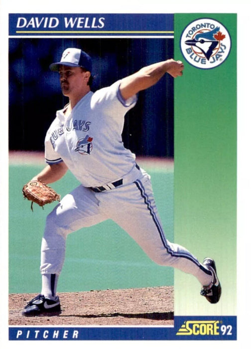 1992 Score David Wells #49