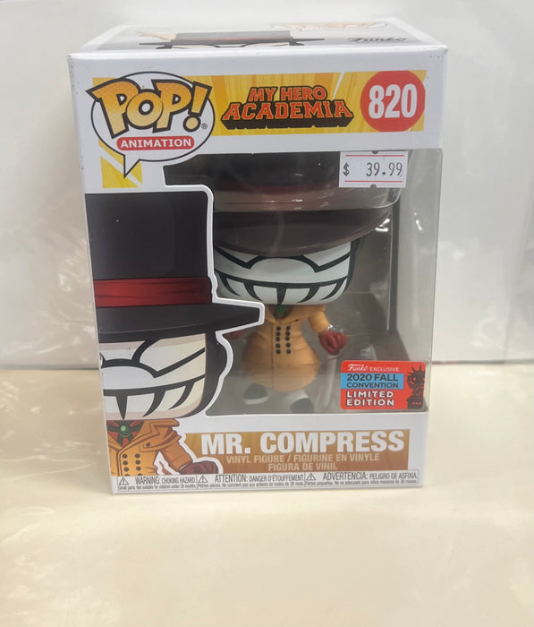 My Hero Academia: Mr. Compress #820 (2020 Fall Convention Exclusive) - With Box - Funko Pop