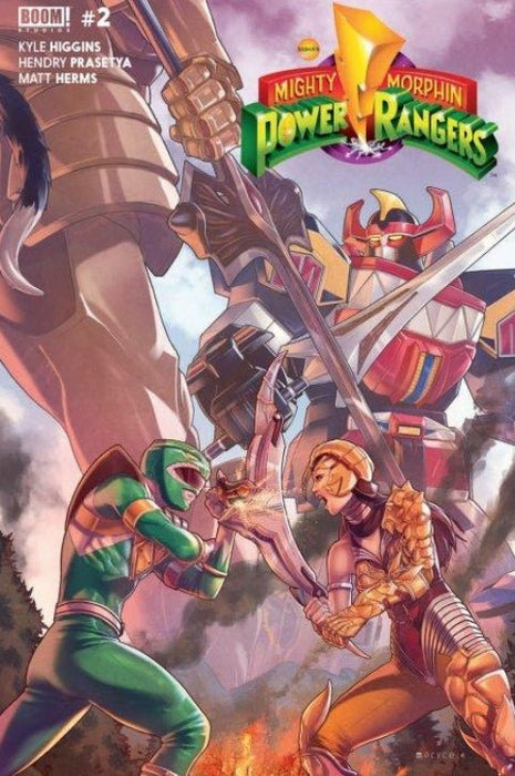 Mighty Morphin Power Rangers #2 Cover A (2016) 9.8