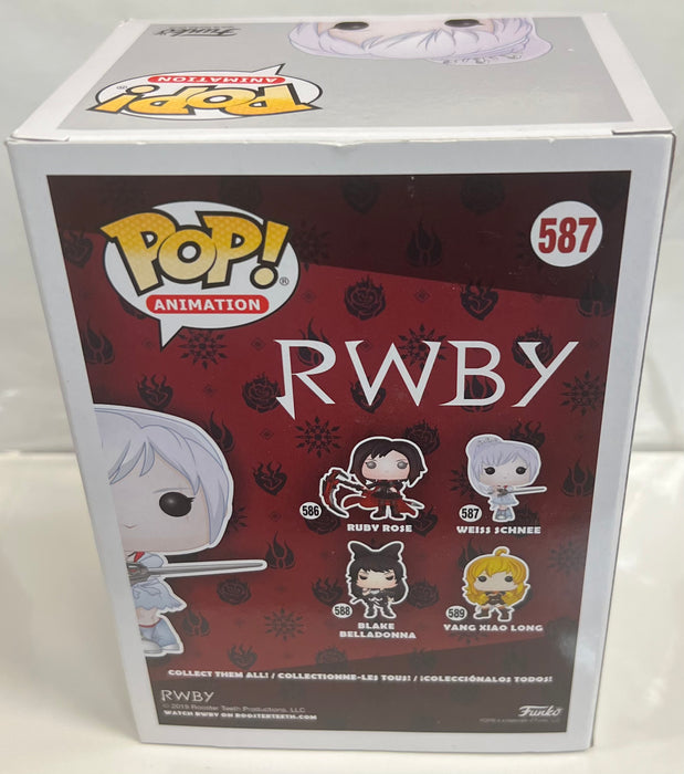 RWBY: Weiss Schnee #587 - With Box - Funko Pop