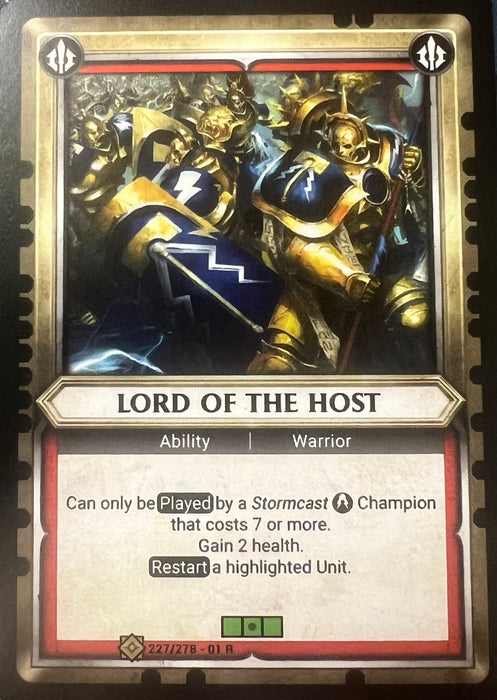 Lord Of The Host - 227/278 - Warhammer Age of Sigmar