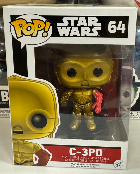 Star Wars: C-3PO #64 - With Box - Funko Pop