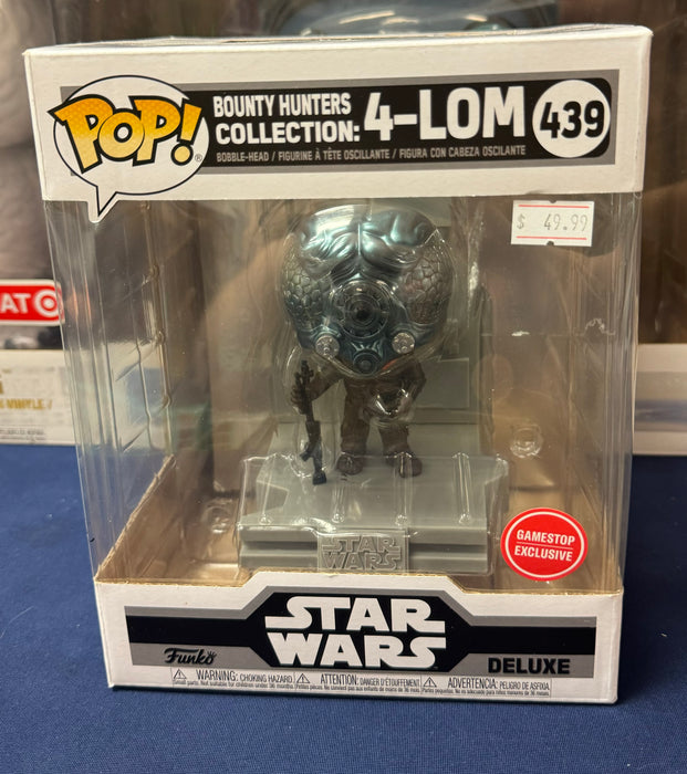 Star Wars: Bounty Hunters Collection: 4-LOM #439 (GameStop Exclusive) - In Box - Funko Pop