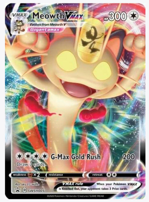 Meowth VMAX - SWSH005 - SWSH: Sword & Shield Promo Cards (SWSD)