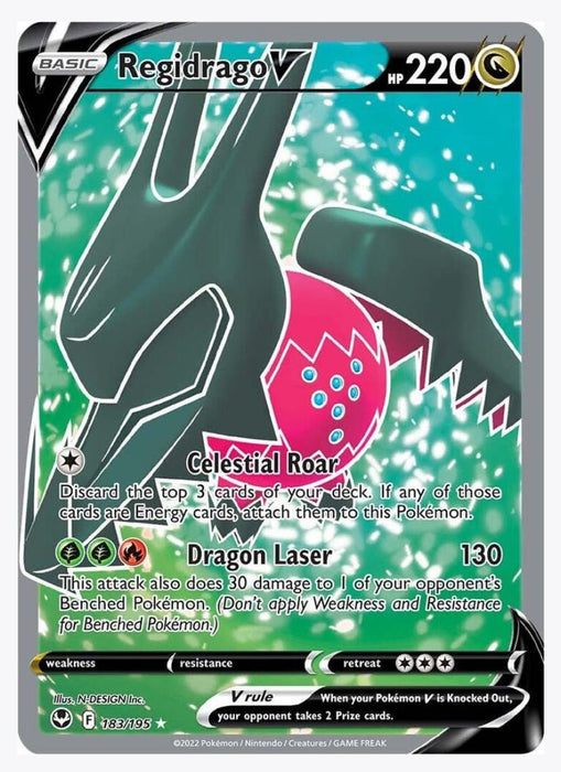 Regidrago V (Full Art) - SWSH12: Silver Tempest (SWSH12)