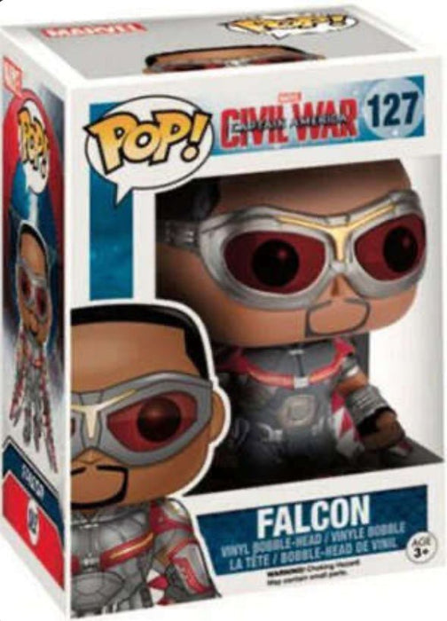 Marvel Civil War Captain America: Falcon #127 - In Box - Funko Pop