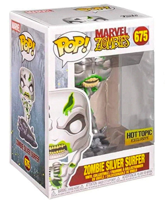 Marvel Zombies: Zombie Silver Surfer #675 (Hot Topic Exclusive) - In Box - Funko Pop