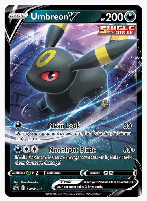 Umbreon V - SWSH203 - SWSH: Sword & Shield Promo Cards (SWSD)