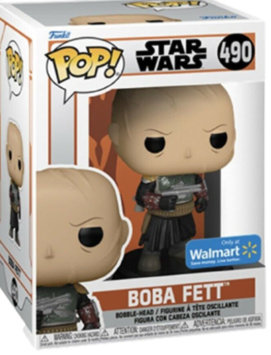 Star Wars: Boba Fett #490 (Walmart Exclusive) - With Box - Funko Pop