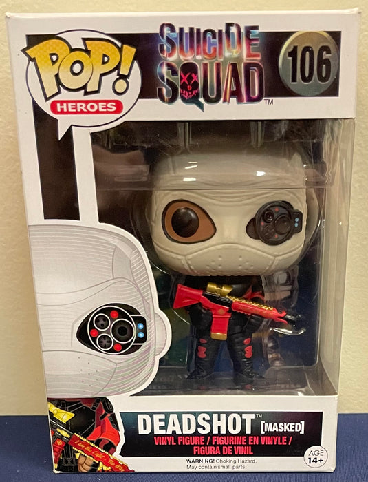 Suicide Squad: Deadshot (Masked) #106 - With Box - Funko Pop