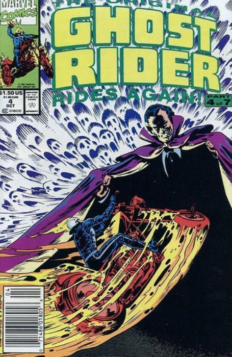 The Original Ghost Rider Rides Again #4 Newsstand Edition (1991)