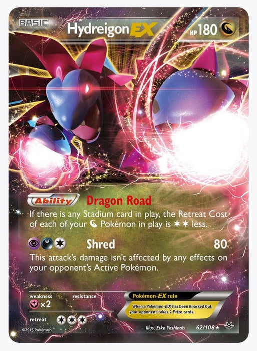 Hydreigon EX 62/108 - XY - Roaring Skies (ROS)