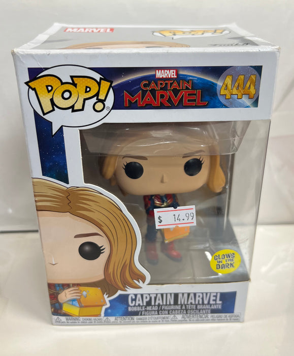 Marvel Captain Marvel: Captain Marvel #444 (Glows In The Dark) - In Box - Funko Pop