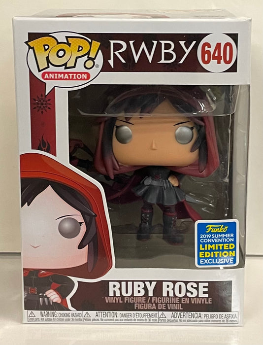 RWBY: Ruby Rose #640 (2019 Summer Convention Exclusive) - With Box - Funko Pop