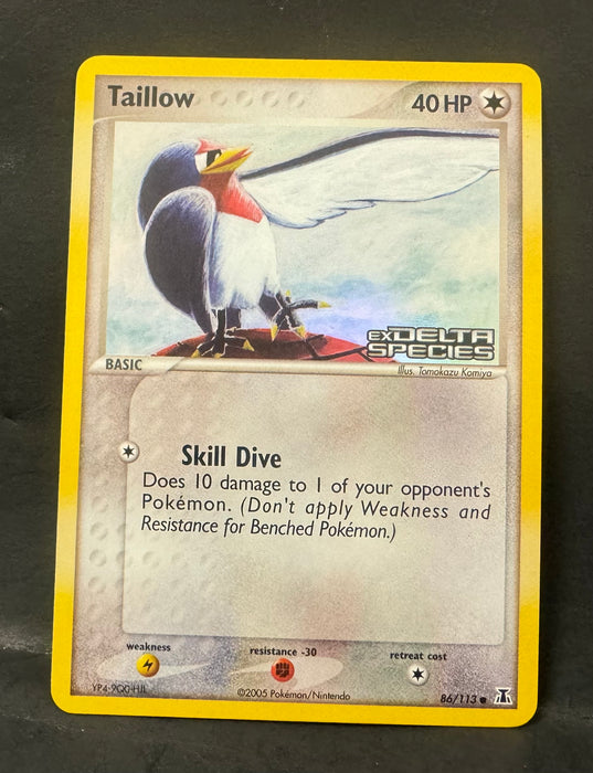 Taillow 86/113 Promo Stamp - Delta Species (DS) - Lightly Played