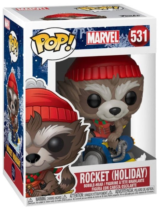 Marvel: Rocket (Holiday) #531 - With Box - Funko Pop