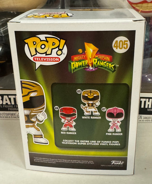 Mighty Morphin Power Rangers: White Ranger #405 - With Box - Funko Pop