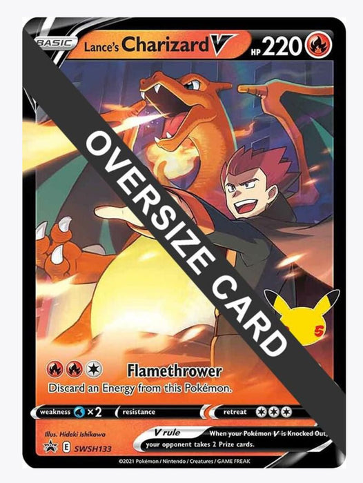 Lance's Charizard V - SWSH133 - Jumbo Cards (PR)