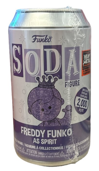 Funko Soda: Freddy Funko As Spirit (Heavy Metal Halloween 2023 2000 PCS) - New - Funko Pop