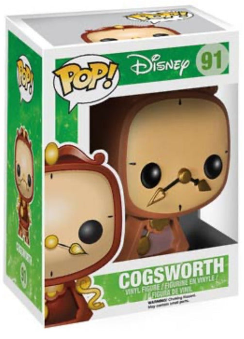 Disney: Cogsworth #91 - In Box - Funko Pop