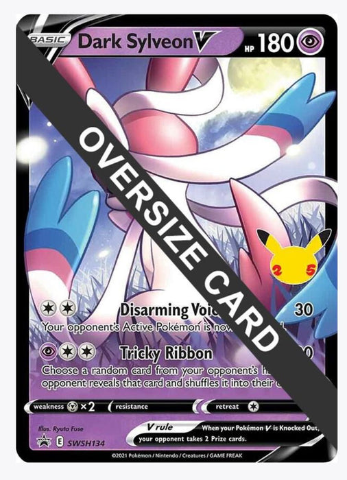 Dark Sylveon V - SWSH134 - Jumbo Cards (PR)