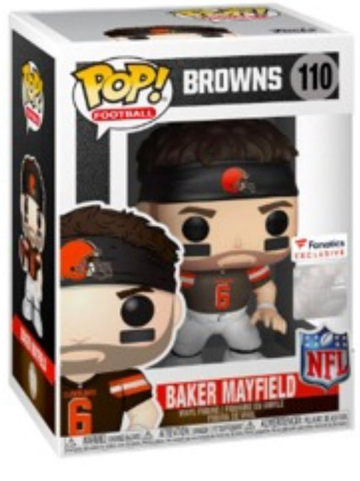 Browns: Baker Mayfield #110 (Fanatics Exclusive) - In Box - Funko Pop