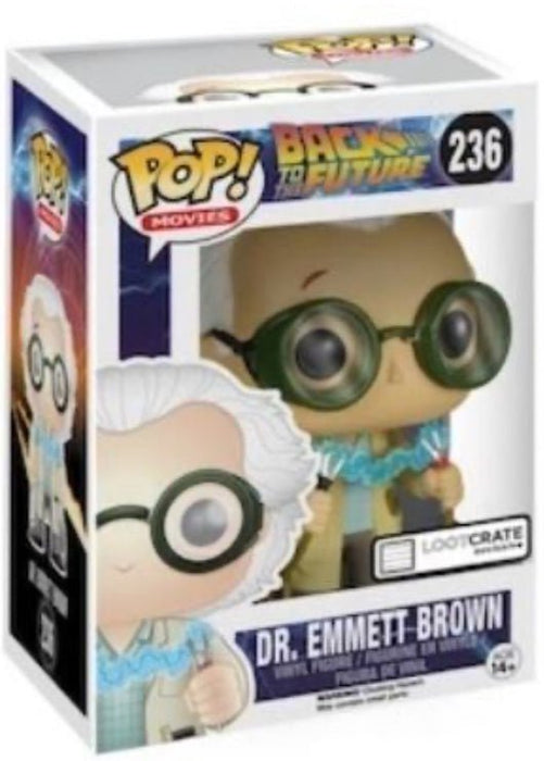 Back To The Future: Dr. Emmett Brown (Loot Crate Exclusive) #236 - With Box - Funko Pop