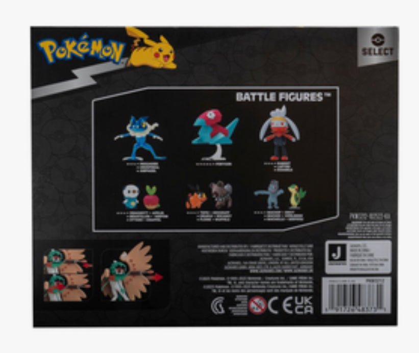 Pokemon Select Evolution Figure Set 3-Pack: Rowlet, Dartrix, Decidueye - New - Toys And Collectibles