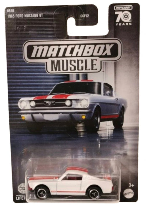 Matchbox: 70 Years: Muscle White 1965 Ford Mustang GT - New - Toys And Collectibles